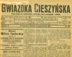 Gwiazdka Cieszyńska, numer z 22 X 1918